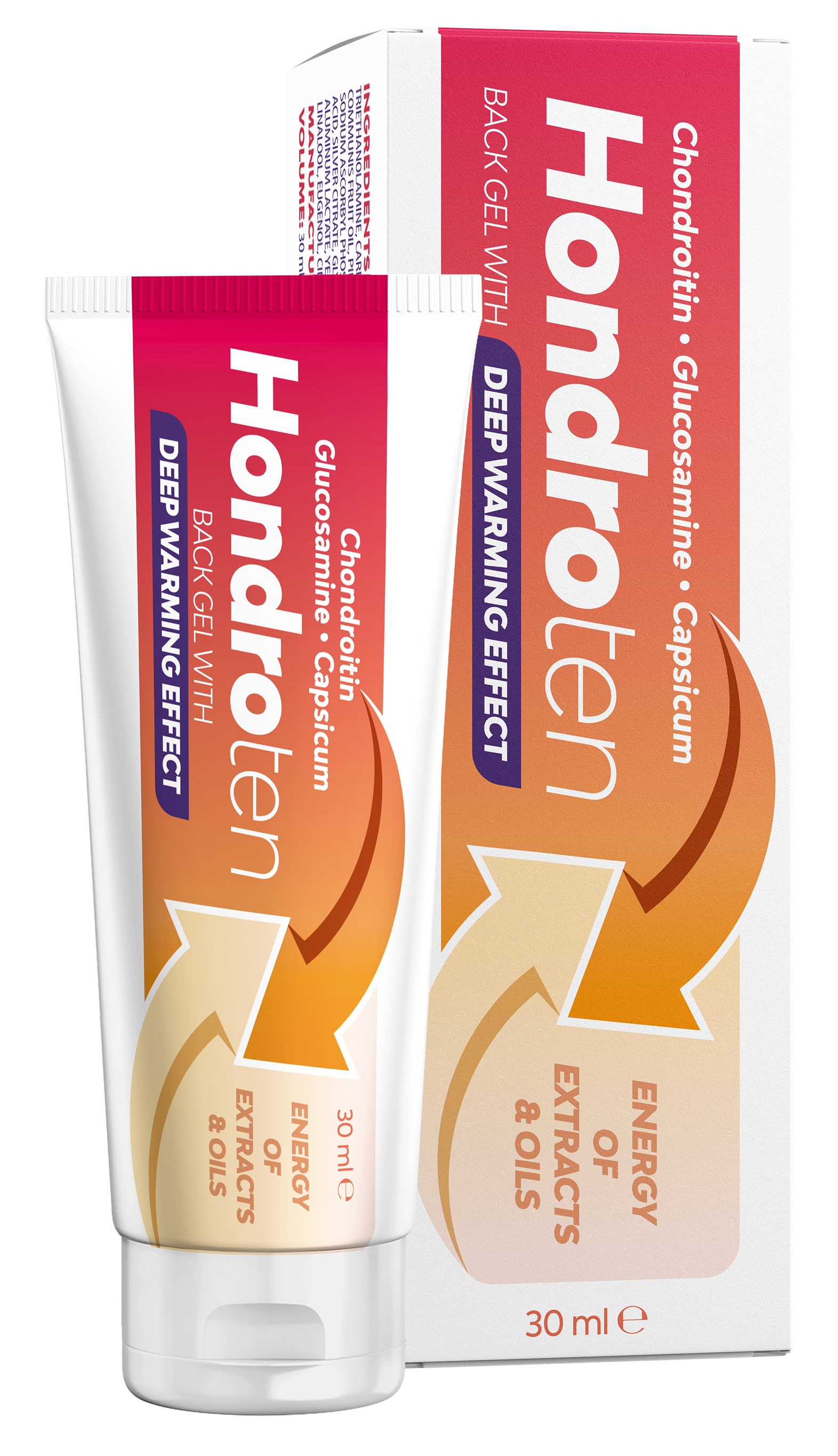 Opakowanie i tuba kremu Hondroten 30 ml